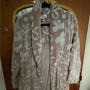 Floral Patterned Robe Mid Length
